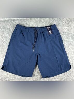 Mens NWT Fair Harbor Anchor shorts swim trunks Size XL Navy Blue